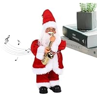 光る　歌う　踊る　サンタクロース人形土台付き Amazon.co.jp: 踊るサンタのおもちゃ | 写真向け電動人形 - 写真